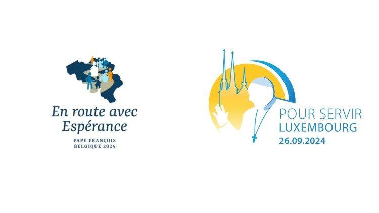 Logo và khẩu hiệu chuyến tông du của Đức Phanxicô tới Luxembourg và Bỉ