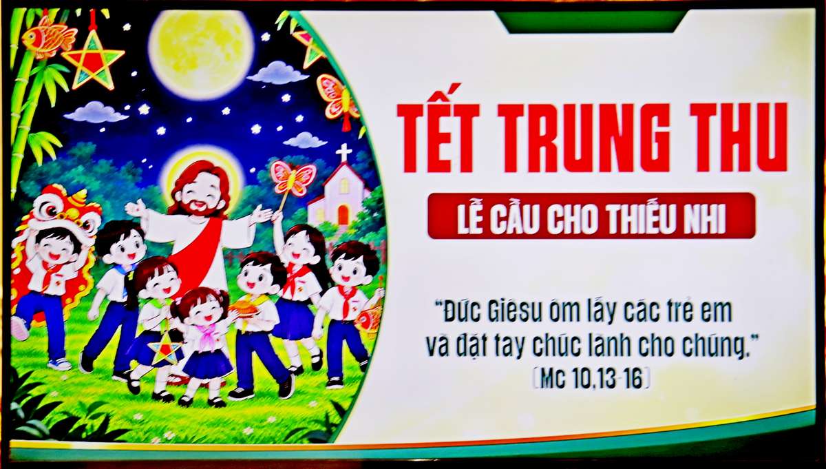 Thiếu nhi giáo xứ Bùi Phát: “Vui Trung thu em loan báo Tin Mừng”