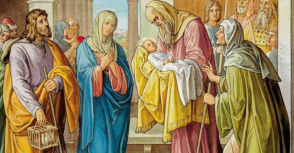 Bài giảng Chúa nhật cho thiếu nhi: Đức Mẹ dâng Chúa Giêsu vào Đền Thánh