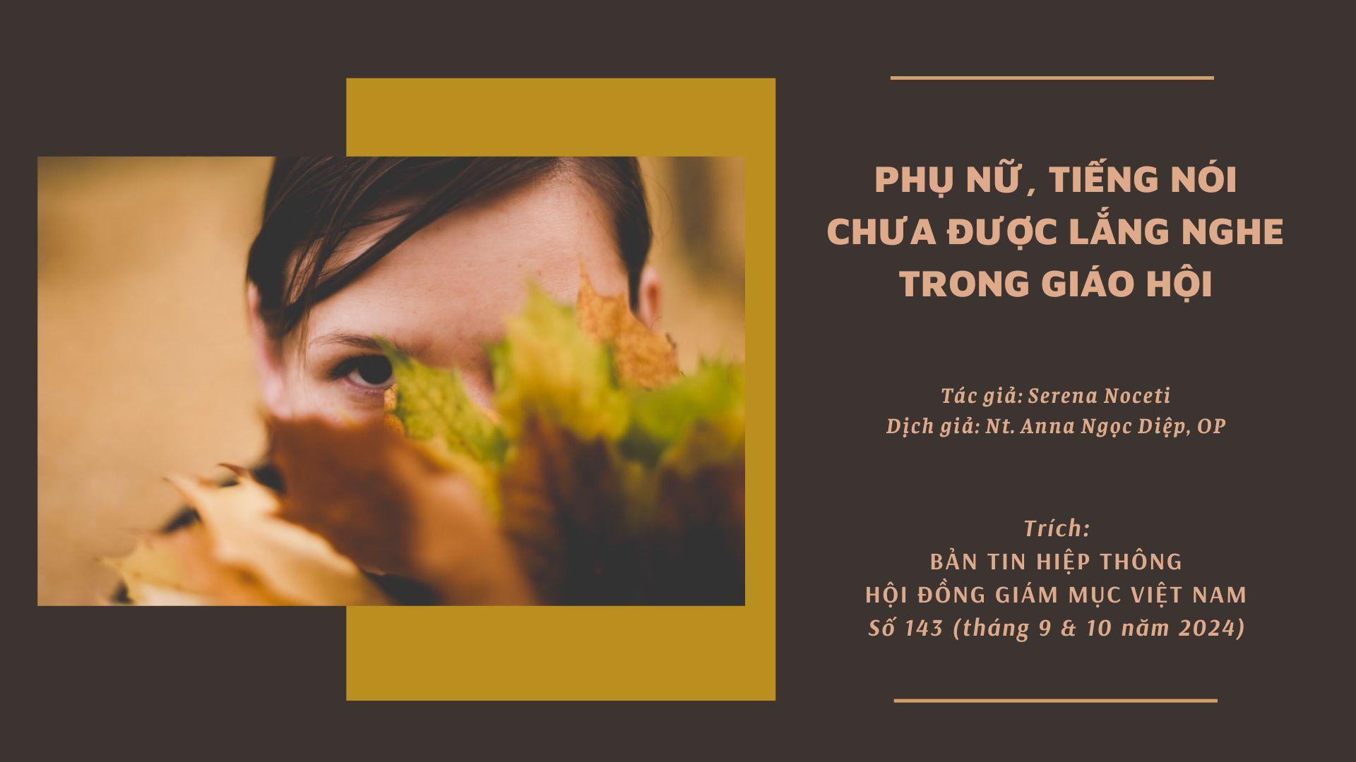 Phụ nữ, tiếng nói chưa được lắng nghe trong Giáo hội