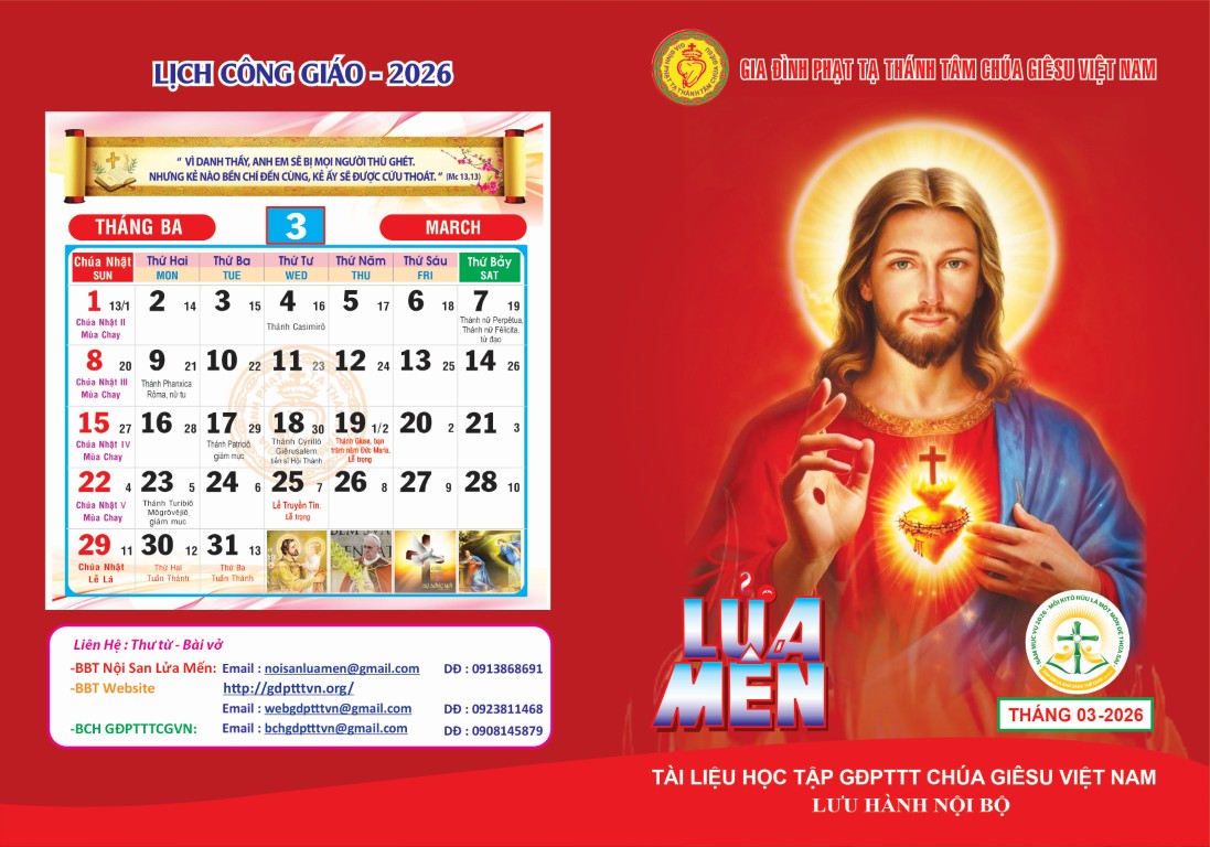 Nội san Lửa Mến tháng 03 năm 2026