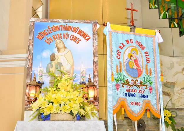 Giáo xứ Thăng Long: Mừng lễ Thánh Mônica, bổn mạng CBMCG