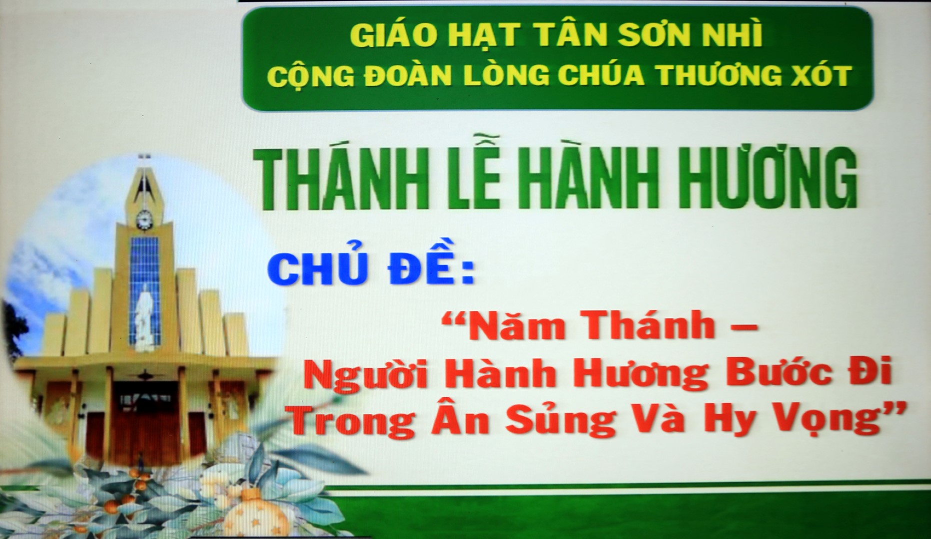 Cộng đoàn Lòng Chúa Thương Xót hạt Tân Sơn Nhì hành hương Năm Thánh ngày 26-9-2025