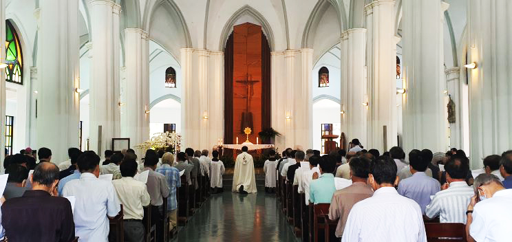 Buổi tĩnh tâm tháng 3.2022 của linh mục đoàn TGP Sài Gòn