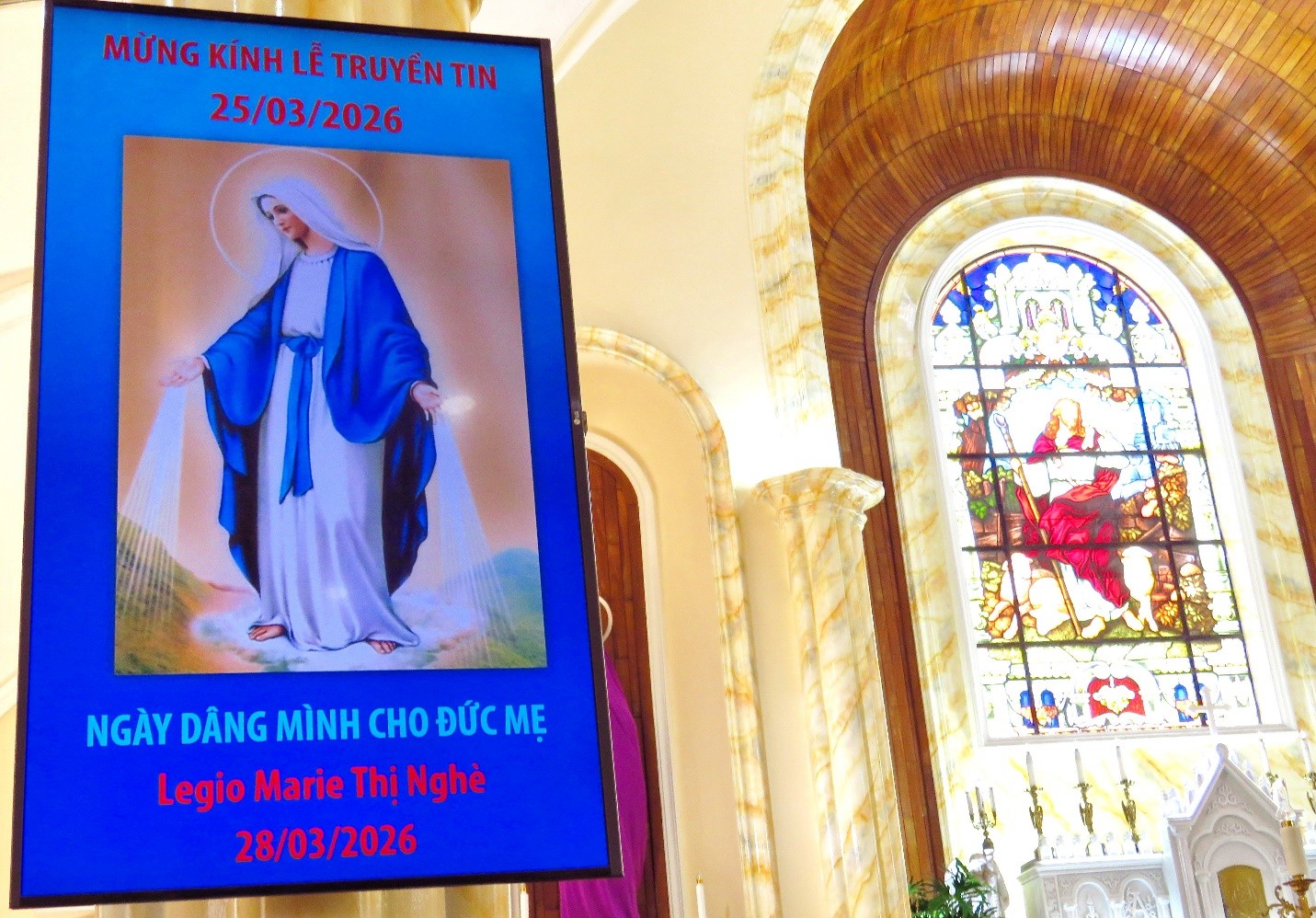 Legio Mariae Thị Nghè: Ngày dâng mình cho Đức Mẹ