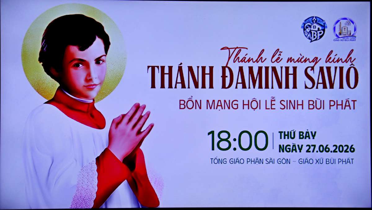 Giáo xứ Bùi Phát: Lễ kính Thánh Đaminh Saviô, bổn mạng Ban Lễ Sinh, kỷ niệm 50 năm thành lập