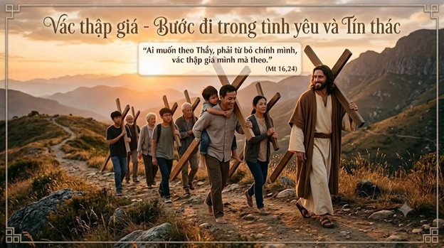Vác thập giá bước đi trong tình yêu và tín thác