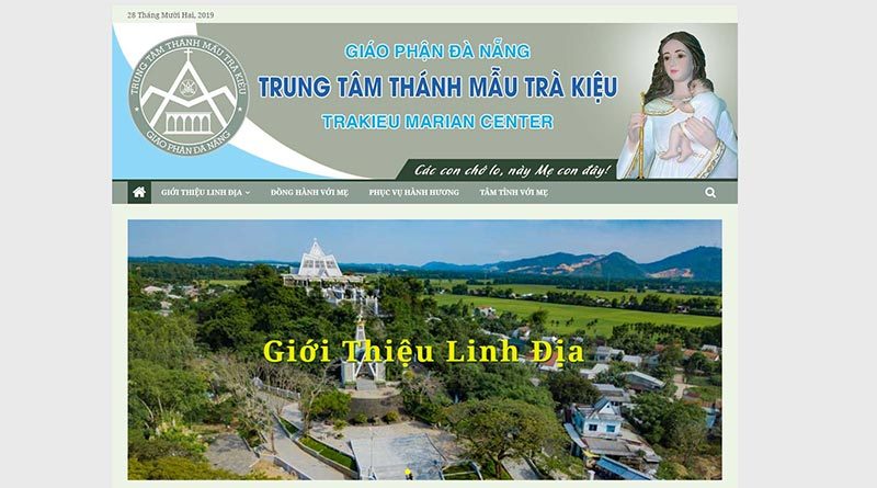 Giáo phận Đà Nẵng: Khai trương website chính thức của Trung tâm Thánh Mẫu Trà Kiệu
