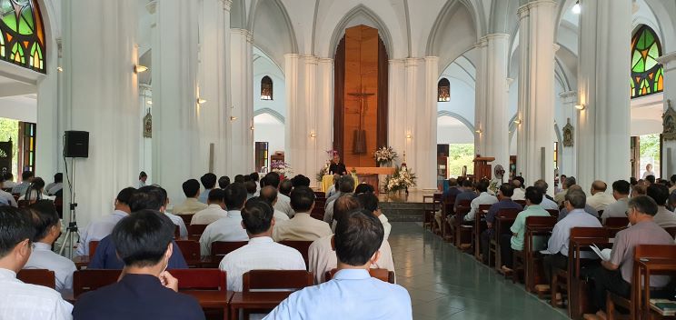 Buổi tĩnh tâm tháng 5.2022 của linh mục đoàn TGP Sài Gòn