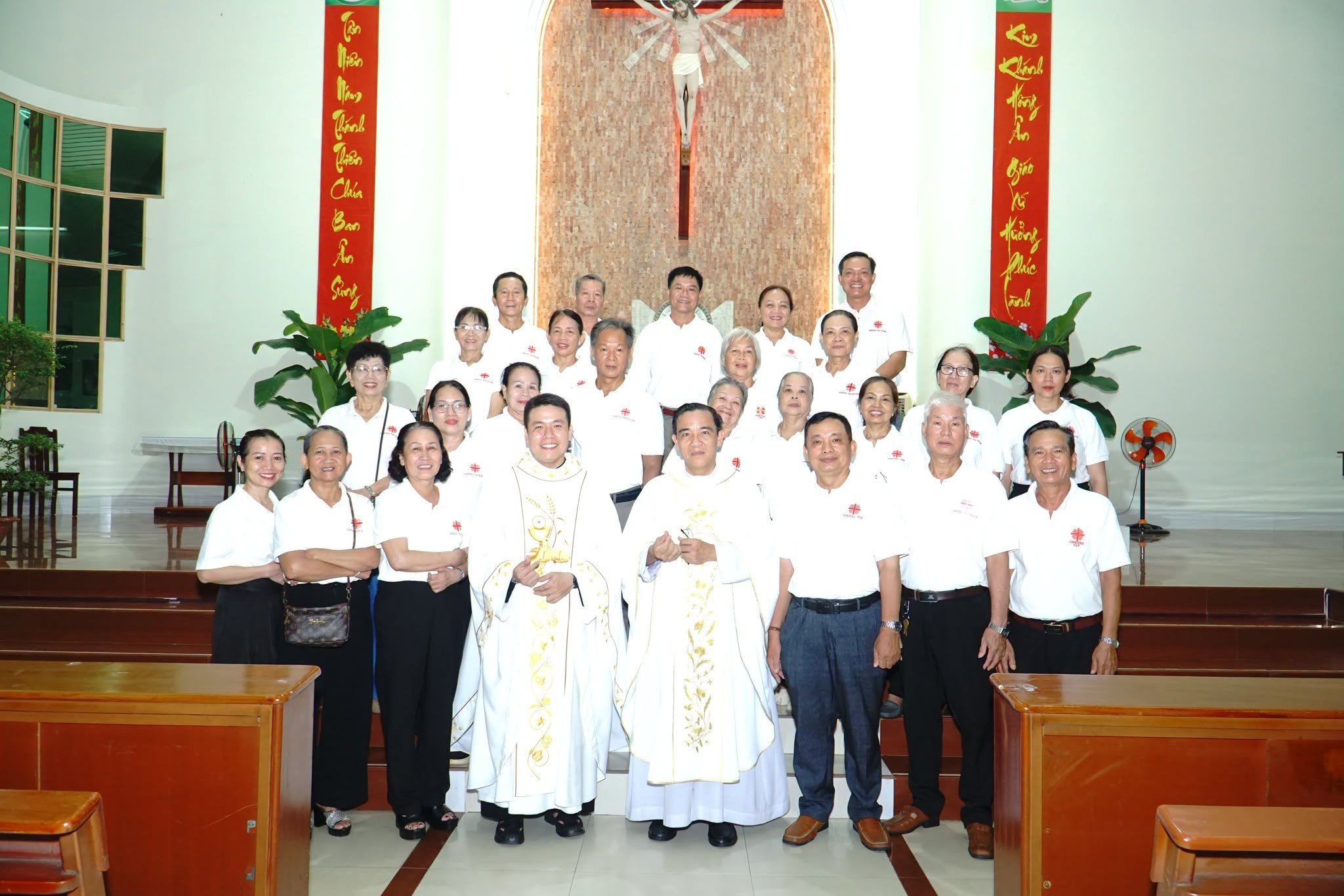 Giáo xứ Lam Sơn: Ban Caritas mừng bổn mạng