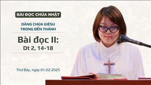 Bài đọc II: Dt 2, 14-18 - Dâng Chúa Giêsu trong đền thánh