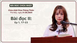 Bài đọc II: Ep 1, 17-23 - Chúa nhật Chúa Thăng Thiên năm C