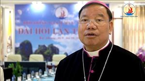 Đức Tổng GM Giuse Vũ Văn Thiên trả lời phỏng vấn trước thềm Đại hội XIV của Hội đồng Giám mục Việt Nam 2019