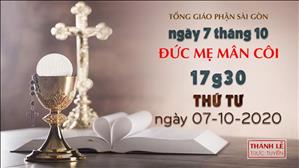 TGP Sài Gòn - Thánh lễ trực tuyến ngày 07-10-2020: Đức Mẹ Mân Côi lúc 17:30