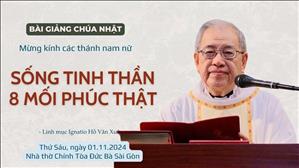 Sống tinh thần 8 mối phúc thật - Lm Ignatio Hồ Văn Xuân | Lễ các thánh nam nữ