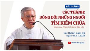 Các thánh: Dòng dõi những người tìm kiếm Chúa - Lm Phanxicô Xaviê Bảo Lộc | Lễ các thánh nam nữ