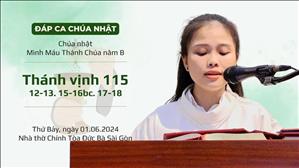 Đáp ca: Tv 115, 12-13. 15-16bc. 17-18 - KTT Mình Máu Thánh Chúa năm B