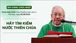 Hãy tìm kiếm Nước Thiên Chúa - Lm Ignatio Hồ Văn Xuân | CN XVIII TN năm C