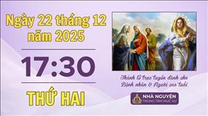 Ngày 22 tháng 12 | Trung tâm Mục vụ TGP Sài Gòn