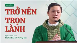 Trở nên trọn lành - Lm Louis Huỳnh Thanh Hải | Thứ Hai tuần VIII Thường niên