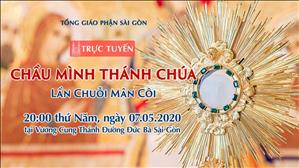 Chầu Mình Thánh Chúa - Lần Chuỗi Mân Côi lúc 20g00 ngày 07.5.2020 tại nhà thờ Đức Bà Sài Gòn