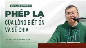  Phép lạ của lòng biết ơn và sẻ chia - Lm GB Phương Đình Toại, MI | Chúa nhật XVIII Thường niên năm A