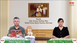  Tâm hồn trong sạch - Thứ Ba tuần XVIII TN | GIA ĐÌNH CẦU NGUYỆN VỚI LỜI CHÚA
