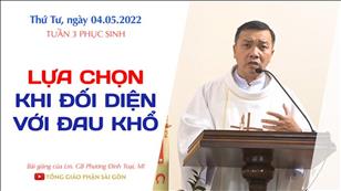 TGPSG Bài giảng: Thứ Tư tuần 3 Phục sinh ngày 4-5-2022 tại Nhà nguyện Trung tâm Mục vụ TGP Sài Gòn