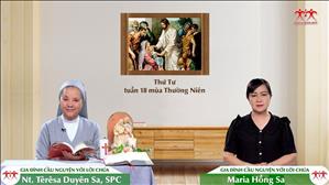 Sứ giả Tin mừng - Thứ Tư tuần XVIII TN | GIA ĐÌNH CẦU NGUYỆN VỚI LỜI CHÚA
