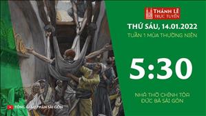 TGP Sài Gòn trực tuyến 14-1-2022: Thứ Sáu tuần 1 TN lúc 5:30 tại Nhà thờ Chính tòa Đức Bà
