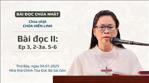 Bài đọc II: Ep 3, 2-3a. 5-6 - Chúa Hiển Linh