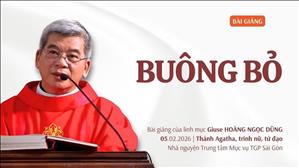 Buông bỏ - Thứ Năm tuần IV Thường niên