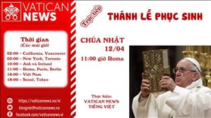 Thánh Lễ Phục Sinh & Phép lành urbi et orbi do ĐTC Phanxicô cử hành (Vatican News trực tuyến - thuyết minh tiếng Việt)