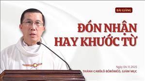 Đón nhận hay khước từ - Lm Giuse Đặng Chí Lĩnh | Thứ Ba tuần XXXI Thường niên