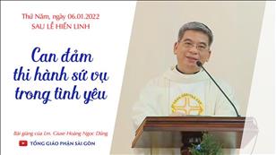 TGPSG Bài giảng: Thứ Năm sau Lễ Hiển Linh ngày 6-1-2022 tại Nhà nguyện Trung tâm Mục vụ TGP Sài Gòn