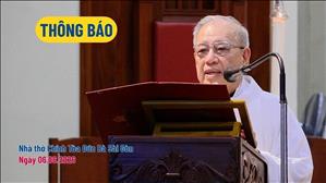 Thông báo 6-6-2026 nhà thờ Đức Bà
