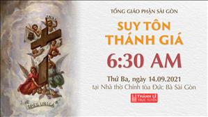 TGP Sài Gòn trực tuyến 14-9-2021: Suy tôn Thánh Giá lúc 6:30 tại Nhà thờ Chính tòa Đức Bà