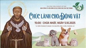 Chúc lành cho động vật | Tu viện Phanxicô Đakao | Ngày 5.10.2025