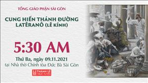 TGP Sài Gòn trực tuyến 9-11-2021: Cung hiến thánh đường Latêranô lúc 5:30 tại Nhà thờ Chính tòa Đức Bà