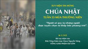 TGP Sài Gòn - Suy niệm Tin mừng: Chúa nhật 33 mùa Thường niên năm B (Mc 13, 24-32)