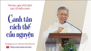 TGPSG Bài giảng: Thứ Sáu sau Lễ Hiển Linh ngày 7-1-2022 tại Nhà nguyện Trung tâm Mục vụ TGP Sài Gòn