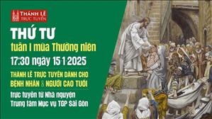 Thứ Tư Tuần 1 Mùa Thường Niên | 17:30 Ngày 15-1-2025 | TTMV TGPSG