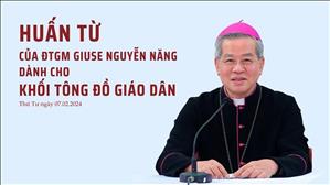Huấn từ của Đức Tổng Giám mục Giuse Nguyễn Năng dành cho khối Tông đồ Giáo dân | 7-2-2024