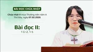 Bài đọc II: 1 Cr 2, 1-5 | Chúa nhật V TN năm A