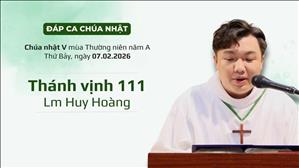 Đáp ca: Tv 111 - Lm Huy Hoàng | Chúa nhật V TN năm A