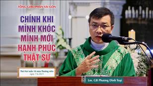 TGP Sài Gòn - Bài giảng Thứ Hai tuần 10 TN lúc 5:30 ngày 7-6-2021 tại Nhà thờ Chính tòa Đức Bà