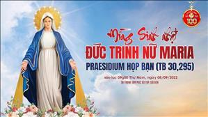 Trực tuyến: Mừng sinh nhật Đức Trinh nữ Maria - Praesidium Họp Bạn lúc 9:00 tại TTMV TGP Sài Gòn