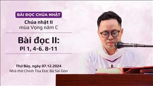 Bài đọc II: Pl 1, 4-6. 8-11 - CN II MV năm C