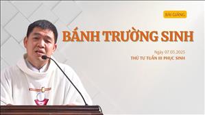 Bánh trường sinh - Lm Phêrô Phạm Kim Quyền, MI | Thứ Tư tuần III Phục sinh