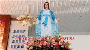 Thiếu nhi Giáo xứ Đức Bà Fatima dâng hoa mừng kính Đức Mẹ T5/2026